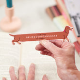 Personalised Metal Sausage Dog Bookmark